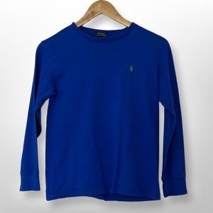 Blue Kid’s Ralph Lauren Polo long sleeve casual shirt